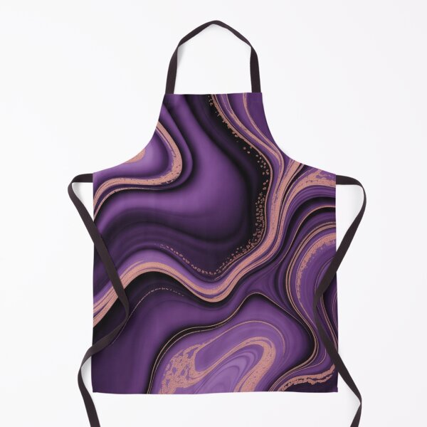 Item preview, Mystic Purple Marble – Elegant Violet and Rose Gold Abstract Art designed and sold by MysticPurpleHue.