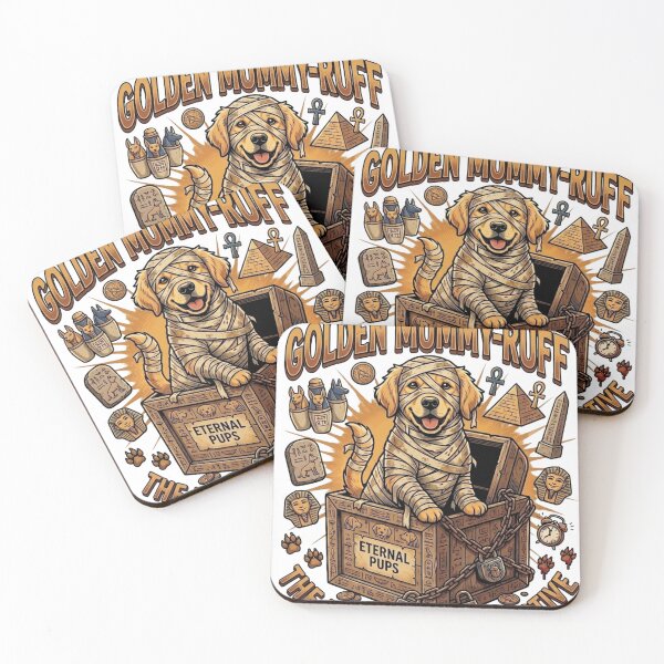 Item preview, Golden Mummy-Ruff Funny Halloween Golden Retriever Dog Costume designed and sold by RewindLab.