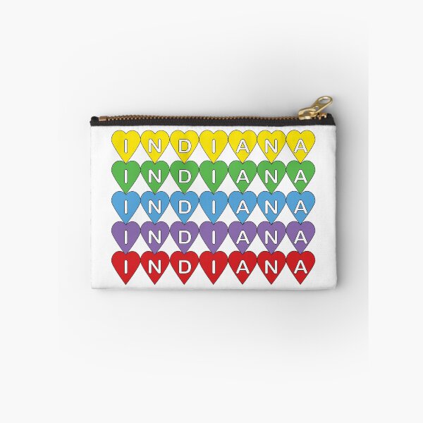 Item preview, Indiana Pride Heart, a Home State Love Gift for the Indiana Native designed and sold by ValeriesGallery.