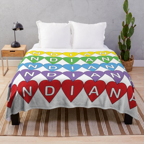 Item preview, Indiana Pride Heart, a Home State Love Gift for the Indiana Native designed and sold by ValeriesGallery.