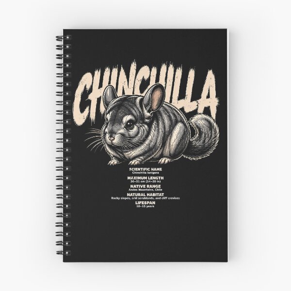 Item preview, Cute chinchilla illustration with fun facts designed and sold by rafaeltto.