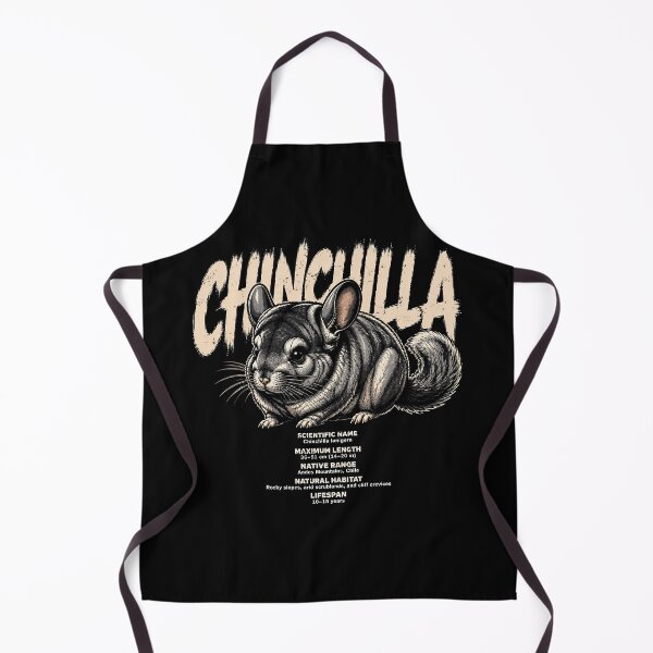 Item preview, Cute chinchilla illustration with fun facts designed and sold by rafaeltto.