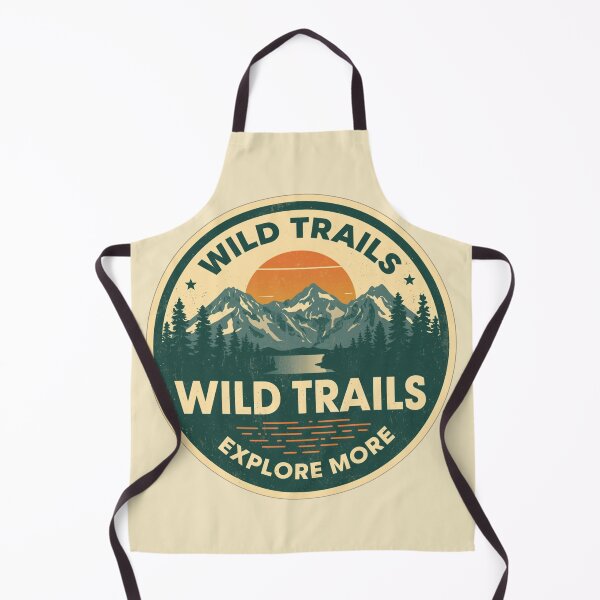 Item preview, Wild Trails Vintage Mountain Outdoor Adventure designed and sold by Pransis_Diginer_26.