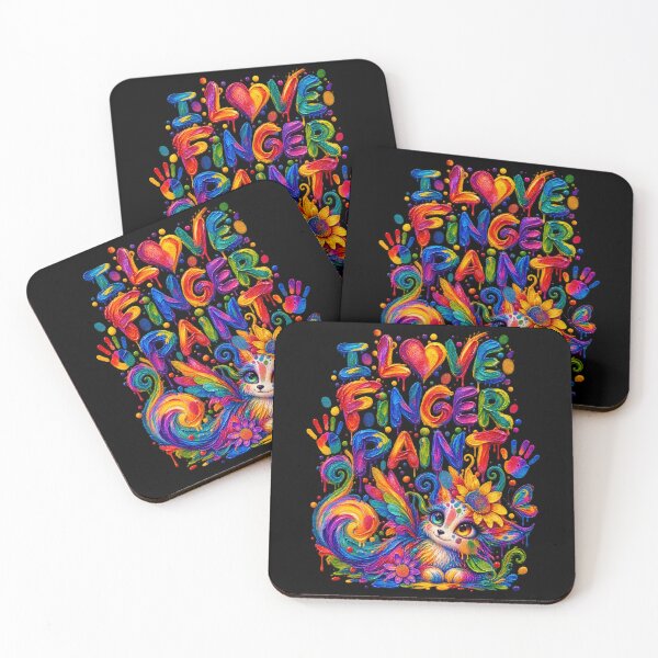 Item preview, I Love Finger Paint – Colorful Creative Art Lover Design designed and sold by creativebymateo.