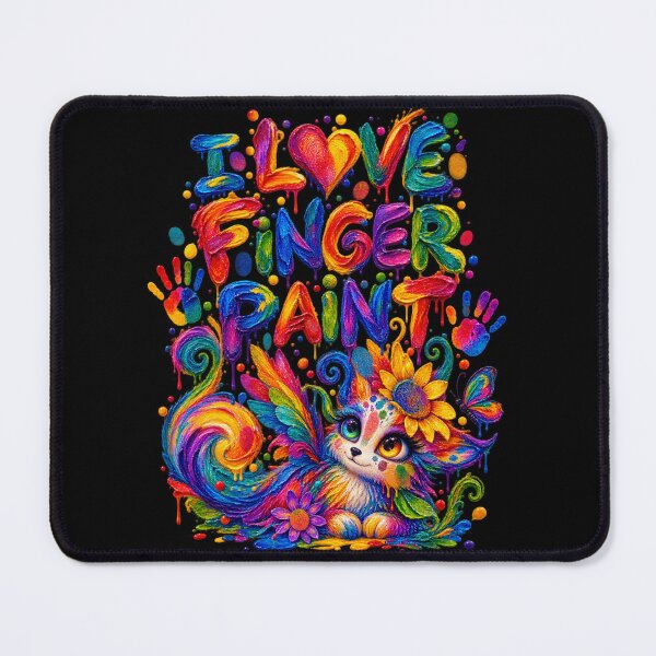 Item preview, I Love Finger Paint – Colorful Creative Art Lover Design designed and sold by creativebymateo.
