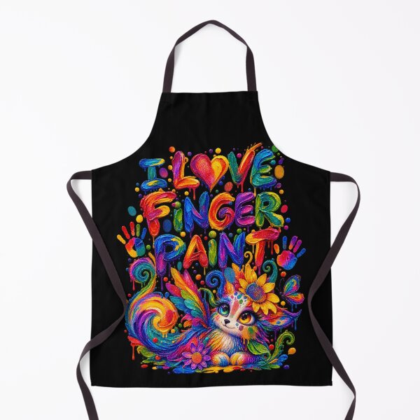 Item preview, I Love Finger Paint – Colorful Creative Art Lover Design designed and sold by creativebymateo.