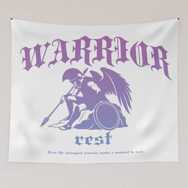 Item preview, Warrior Rest Winged Spartan Graphic designed and sold by bolayousri.