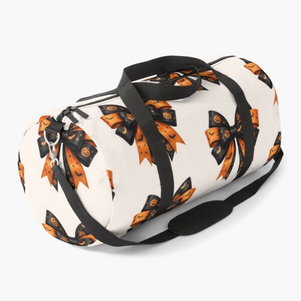 Item preview, Halloween Black and Orange Bow designed and sold by DoveArtDesigns.