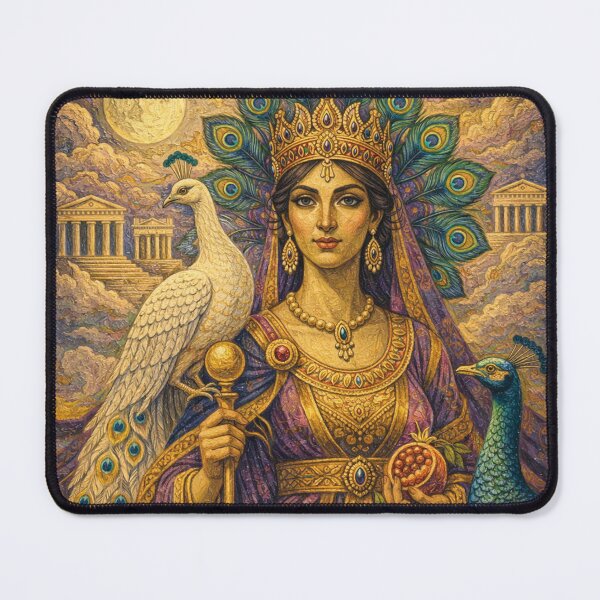 Item preview, Greek Goddess Hera – Queen of the Gods Painting designed and sold by GalleryKauffeld.