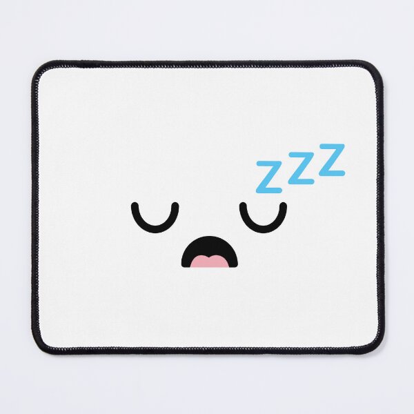 Item preview, Adorable kawaii open mouth sleeping face designed and sold by BlushyPrint.