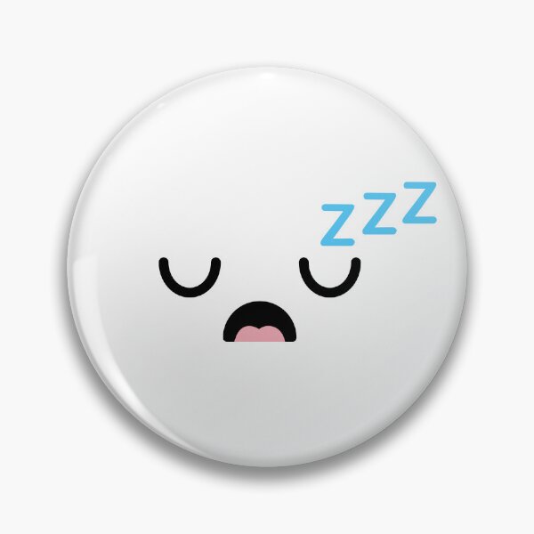 Item preview, Adorable kawaii open mouth sleeping face designed and sold by BlushyPrint.