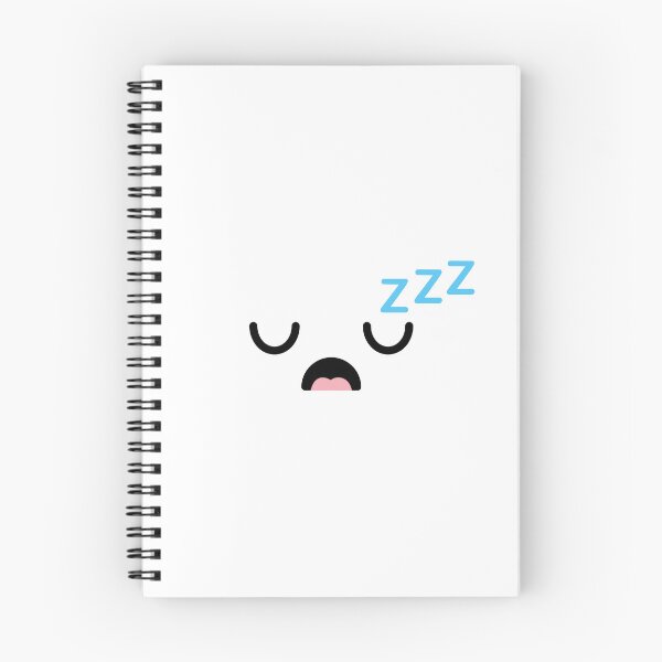 Item preview, Adorable kawaii open mouth sleeping face designed and sold by BlushyPrint.