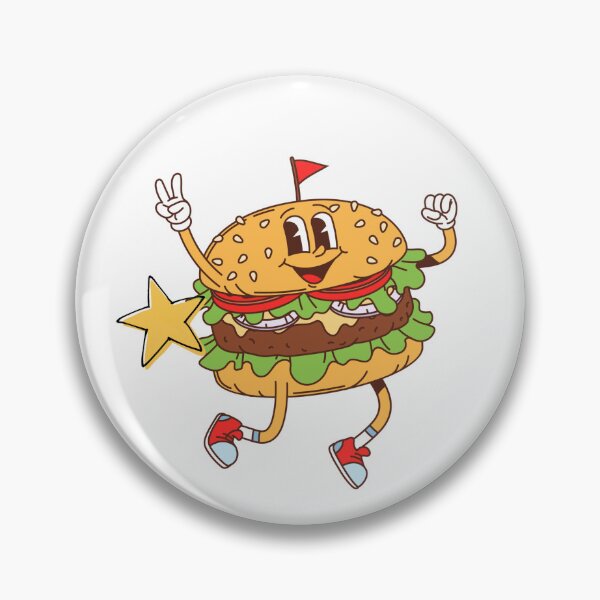 Item preview, Cheeseburger, sticker pack reminders, eating out with friends designed and sold by BigfeetLittlepaws.