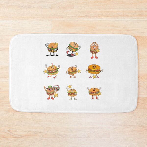 Item preview, Cheeseburger, sticker pack reminders, eating out with friends designed and sold by BritishDelights.