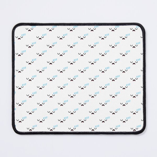 Item preview, Adorable kawaii open mouth sleeping face pattern designed and sold by BlushyPrint.