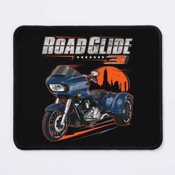 Item preview, Motorcycle Road Glide 3 FLTRT 2023 Bright Billiard Blue (Chrome Finish) for Motorcycle Riders designed and sold by MotoApparelHub.