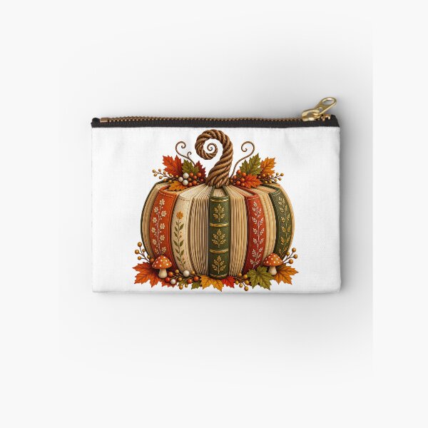 Item preview, Cozy Autumn Book Pumpkin - Fall Reading Vintage Books Pumpkin Lover Cottagecore designed and sold by CatiaStudioArt.