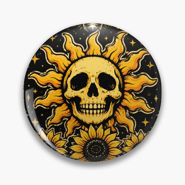 Item preview, Sun and Skull Vintage Design Halloween designed and sold by rafaeltto.