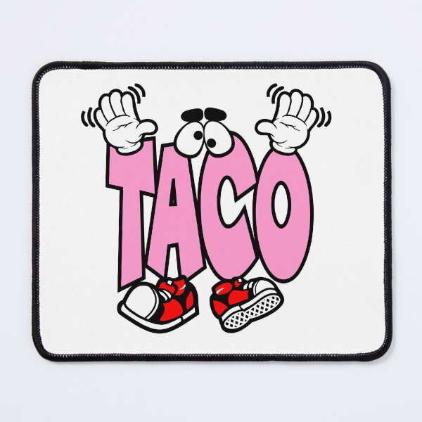 Item preview, TACO - FOOD Typography Character Bold Funny designed and sold by NFTWords.