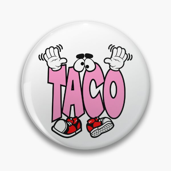 Item preview, TACO - FOOD Typography Character Bold Funny designed and sold by NFTWords.