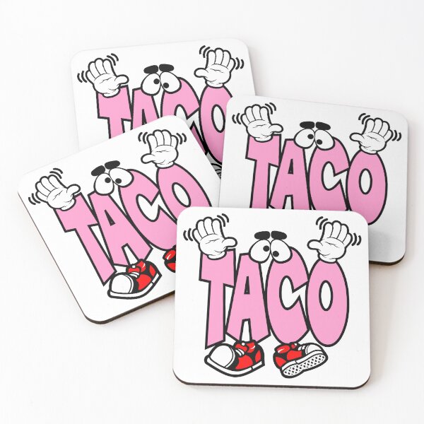 Item preview, TACO - FOOD Typography Character Bold Funny designed and sold by NFTWords.