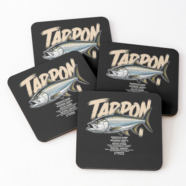 Item preview, Detailed Tarpon Illustration with Scientific Info designed and sold by rafaeltto.