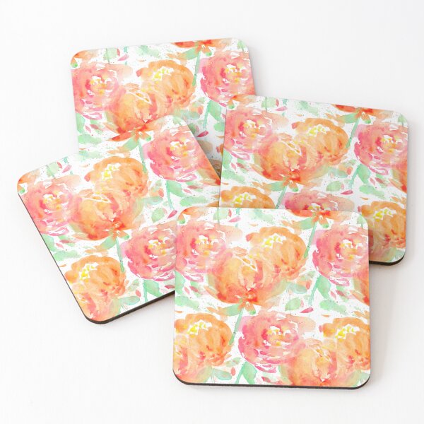 Item preview, Peonies Orange designed and sold by shannondoucette.