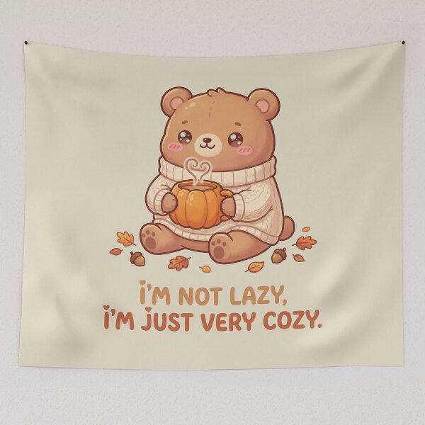 Item preview, I'm Not Lazy I'm Just Very Cozy designed and sold by SignumShop.