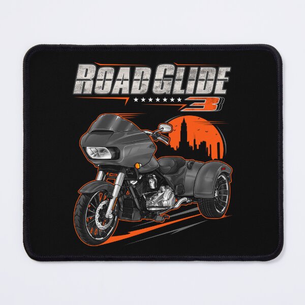 Item preview, Motorcycle Road Glide 3 FLTRT 2023 Gray Haze (Chrome Finish) for Motorcycle Riders designed and sold by MotoApparelHub.