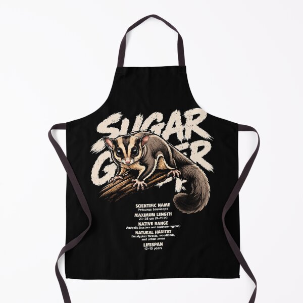 Item preview, Cute sugar glider illustration with fun facts designed and sold by rafaeltto.