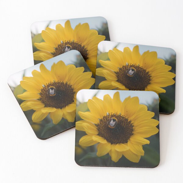 Item preview, Bumblebee Resting on Sunflower Petals designed and sold by vaalefoto.