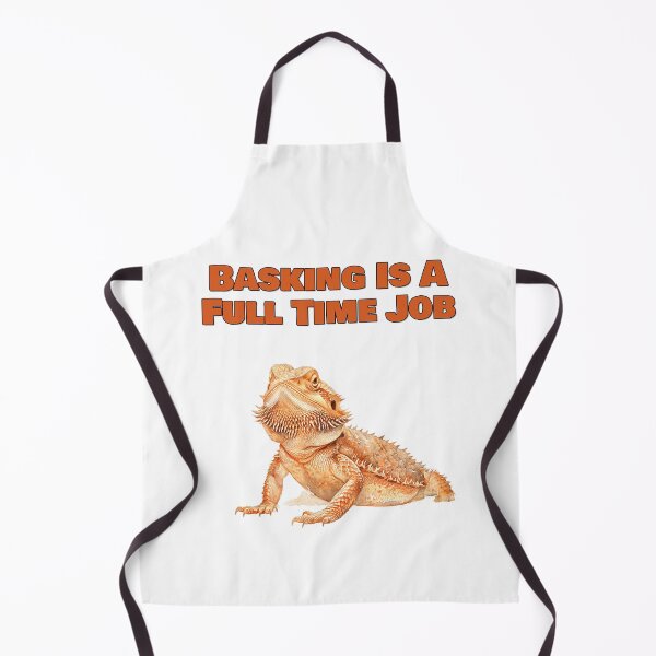 Item preview, Basking Is A Full Time Job Watercolor Bearded Dragon Design designed and sold by NatureUnleashed.