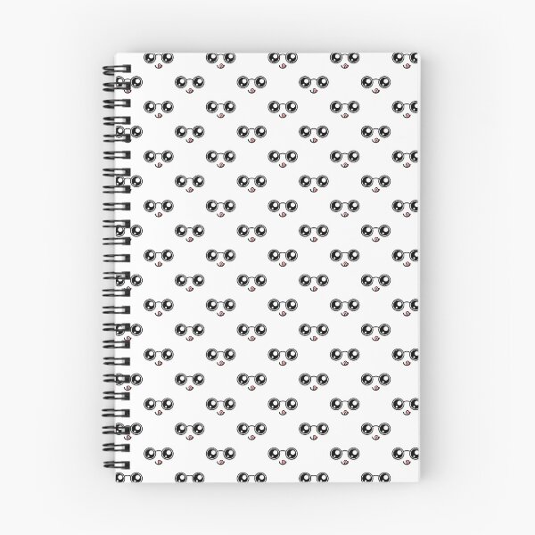 Item preview, Cute kawaii nerdy tongue out smiling face pattern designed and sold by BlushyPrint.