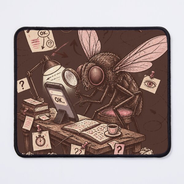 Item preview, It's Just a Text – Overthinking House Fly Funny Indie Comic designed and sold by InnerwayStudio.