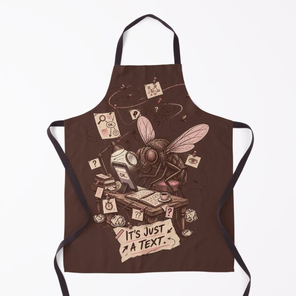 Item preview, It's Just a Text – Overthinking House Fly Funny Indie Comic designed and sold by InnerwayStudio.
