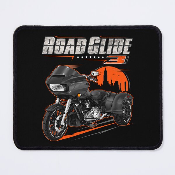 Item preview, Motorcycle Road Glide 3 FLTRT 2023-2025 Vivid Black (Chrome Finish) for Motorcycle Riders designed and sold by MotoApparelHub.