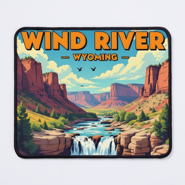 Item preview, Wind River Wyoming - Scenic Travel Destinations designed and sold by LSVart.