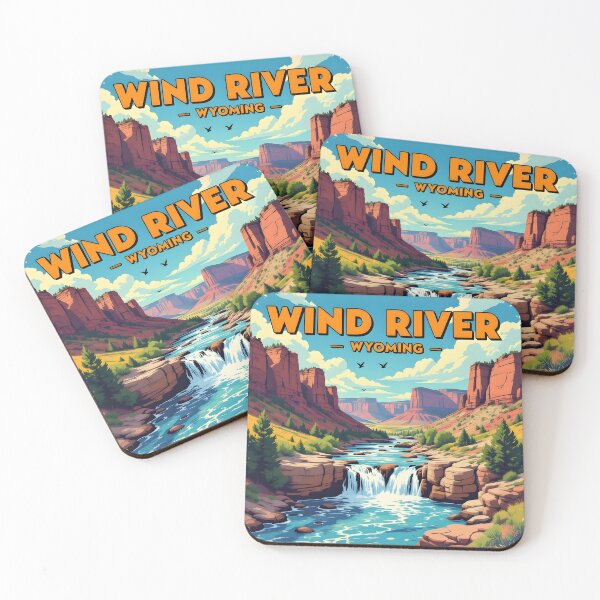 Item preview, Wind River Wyoming - Scenic Travel Destinations designed and sold by LSVart.