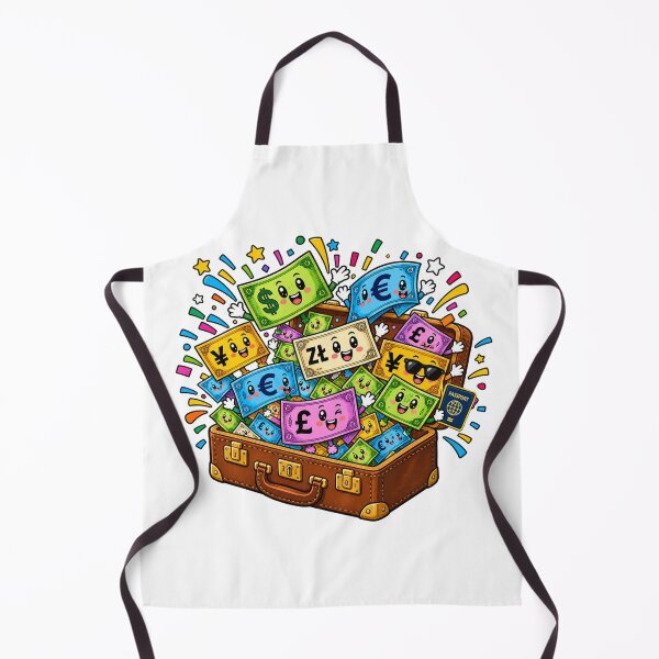 Item preview, Happy Suitcase Full of Money - World Travel Currency Party designed and sold by Surviving Monday Club.