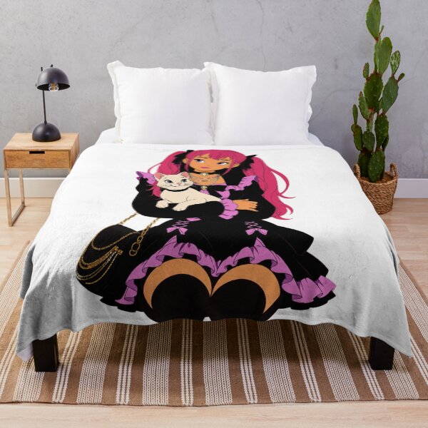 Item preview, Gothic Catgirl Pin-Up – Retro Cartoon Beauty designed and sold by Hollow Moon Studios..