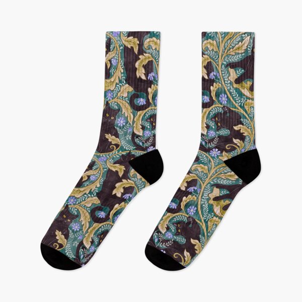 Item preview, Gatos negros de William Morris designed and sold by Gaia Marfurt.