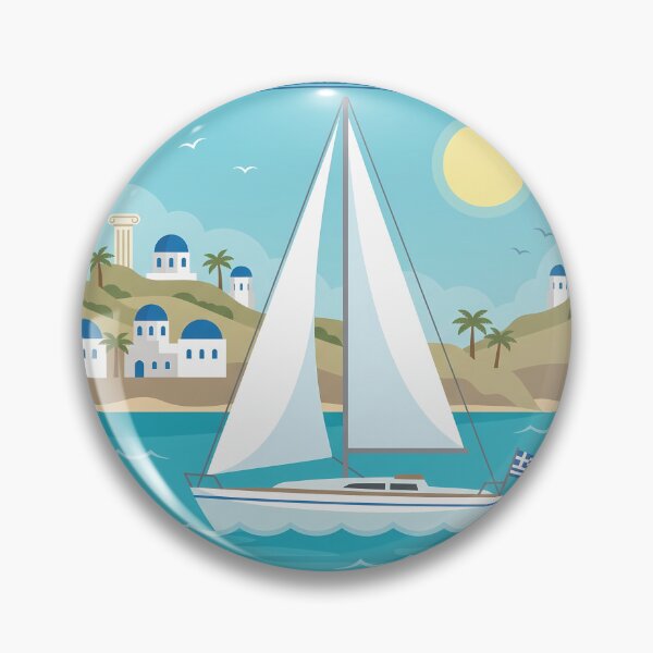 Item preview, Sailing in Greece Greek Islands Vintage Travel designed and sold by MavtM.