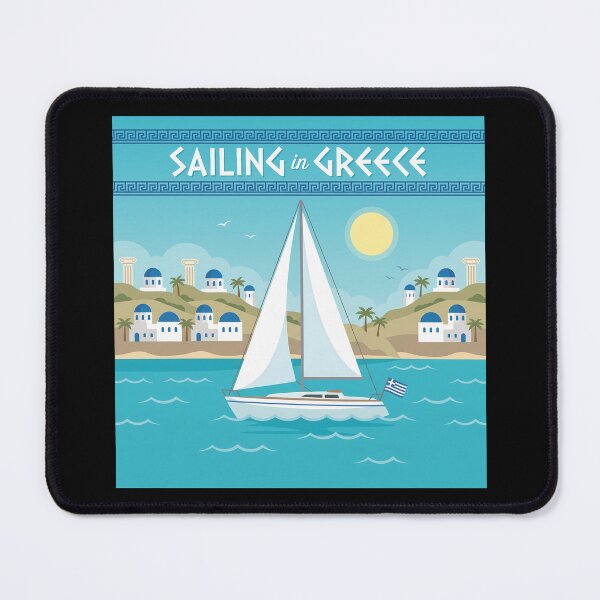 Item preview, Sailing in Greece Greek Islands Vintage Travel designed and sold by MavtM.