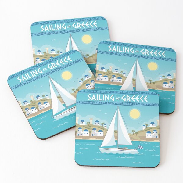 Item preview, Sailing in Greece Greek Islands Vintage Travel designed and sold by MavtM.