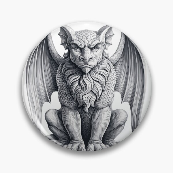 Item preview, Winged gargoyle designed and sold by Ilze Lucero.
