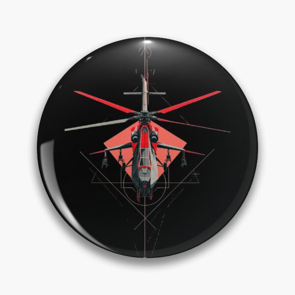 Item preview, Cyberpunk Attack Helicopter Blueprint – Futuristic Tech & Military Streetwear Design designed and sold by GeoBeast.