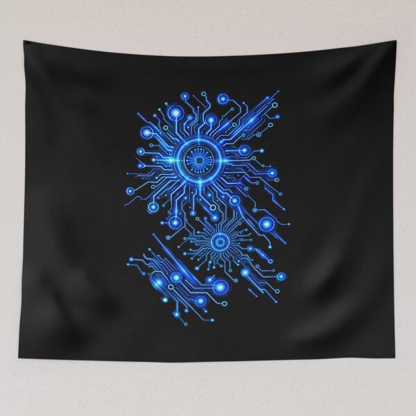 Item preview, CPU Sci-fi Circuit Board Quantum Chip Movie Geek designed and sold by Genius Geek.