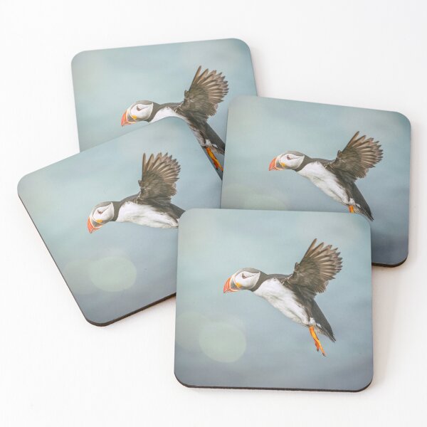 Item preview, Puffin in Flight Iceland designed and sold by PhotoArt by Joan Carroll.
