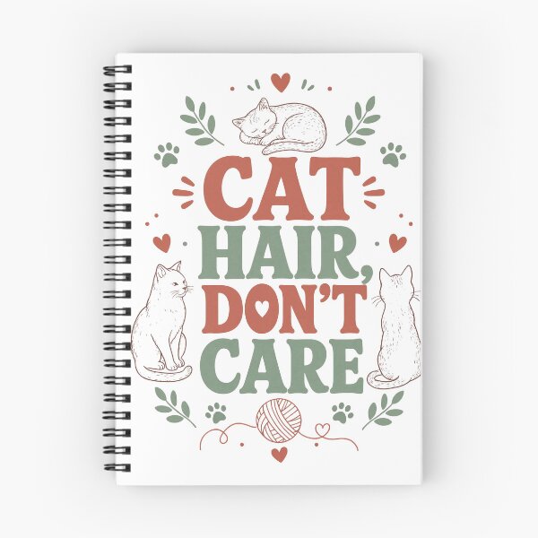 Item preview, Cat Hair, Don’t Care designed and sold by digital.stickerperso.com.