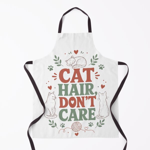 Item preview, Cat Hair, Don’t Care designed and sold by digital.stickerperso.com.